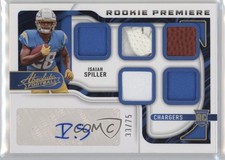 2022 Absolute Rookie Premiere Materials Autos Five 33/75 Isaiah Spiller Auto 3hd