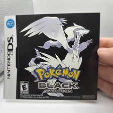 Pok mon Black Version Original Case and Manual w/ Inserts, no game