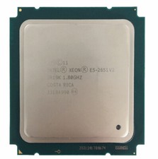 1x Intel Xeon E5-2651 V2 SR19K 12Core 24Threads 1.80GHz 30MB Socket LGA2011 CPU