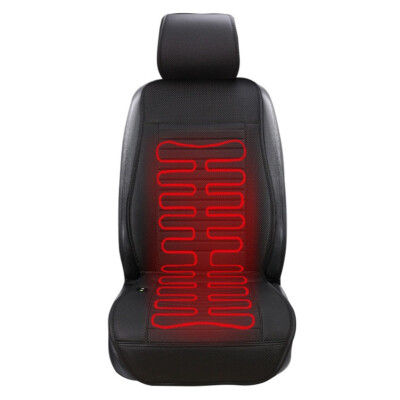 Car Heated Seat Cover Warmer Cushion Black Heating Mat Pad For Winter 12V 24V