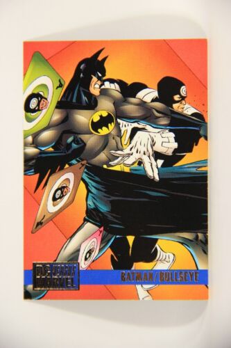 DC Versus Marvel Comics 1995 Trading Card #70 Batman Vs Bullseye ENG L012711 - Picture 1 of 2