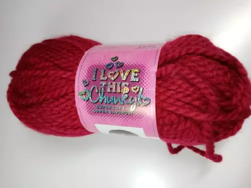 Hobby Lobby Yarn I Love This Chunky Skeins Red Velvet Each Sk 109 Yds
