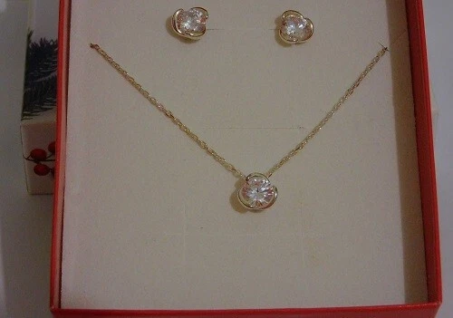 Prouds necklace and earring clearance sets