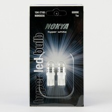 Nokya 194 T10 168 1w Led Bulb 6000k Hyper White Nok6656 Pack Of 2