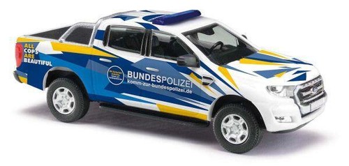 Ford Ranger Con Barra, POLICÍA FEDERAL HO Gauge Busch 52822 | Zustand: Nuevo