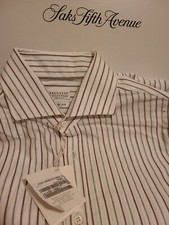 New 845 Brunello Cucinelli Limited Edition Men's 42 US/52 EU Multicolor Shirt