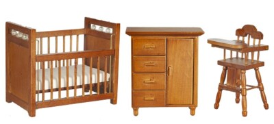 brown crib and dresser Westfield Crib, Dresser & Chifferobe main image 0