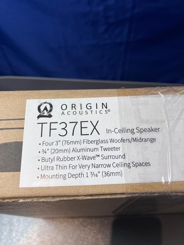 Origin Acoustics TF37EX Way Ultra Thin Marine InCeiling Speaker NEW IN BOX - Picture 5 of 5