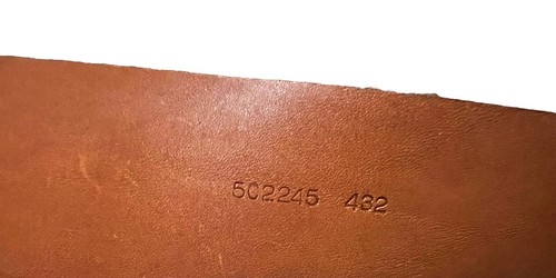 Vintage Miu Miu Brown Fur Genuine Leather Woman’s Wide Belt - Made in Italy - Picture 7 of 7