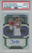 2020-21 Panini Silver Prizm - Rookie Penmanship Tyrese Haliburton #RP-THB Auto