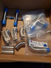 Lot of 1/2" valex weld pieces E2-1-B0 E7-1-B0 new 45 90 elbow Tee