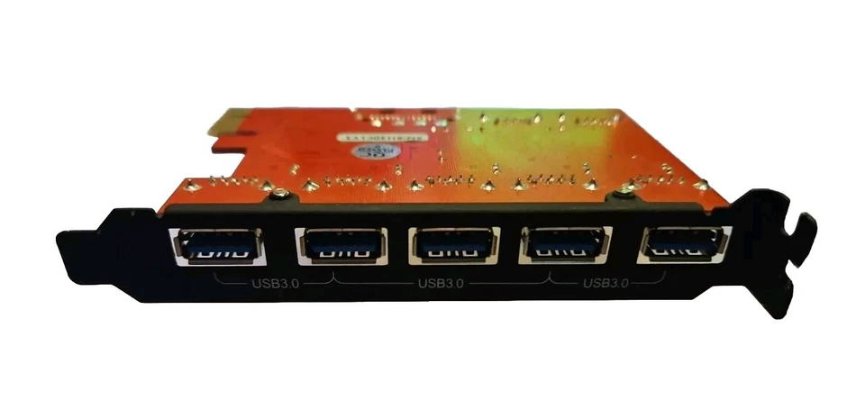 inateck KTU3FR-502U Rev:2A 5 USB 3.0 Ext 2 Int Port PCIe I/O Expansion Adapter - Image 2 of 3