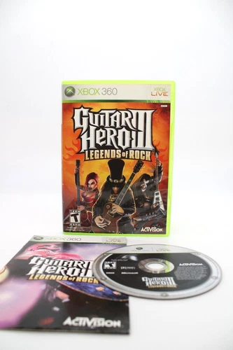 Refurbished Xbox 360 Guitar Hero 3 Legends Of Rock Complete CIB Excellent Mint