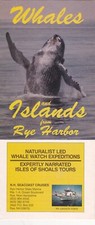 c1990 Rye Harbor Whale Watch Expeditions Brochure