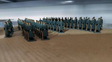 Homemade 1/72 WWII German Army Formation 40pcs/Set Finished Model NEW  