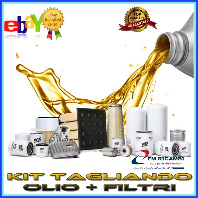 Kit De Mantenimiento Para Fiat Panda 1.2 - Incluye 3 Filtros, 4 Bujías Iridio Y 3 Litros De Aceite Repsol