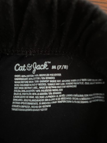Cat & Jack skort size M black - Picture 3 of 3