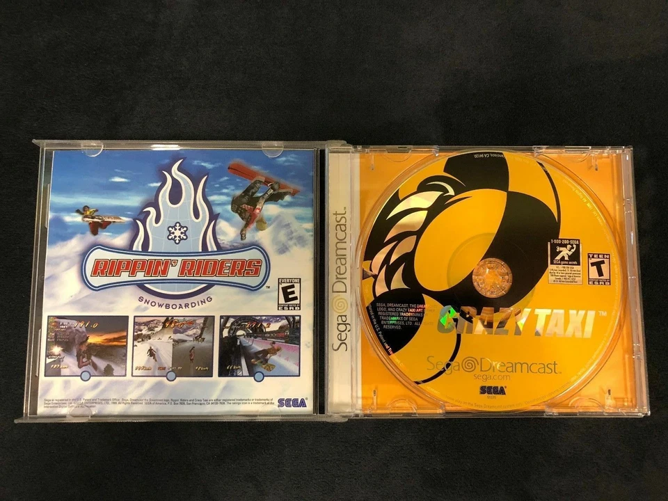 Crazy Taxi (SEGA Dreamcast, 2000) COMPLETE NEW PRISTINE CONDITION MINT - Image 2 of 4