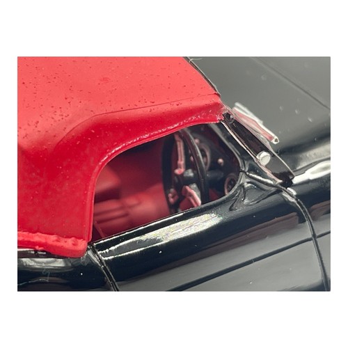 Austin Healey 100 BN1 Black with Red Top Classic Diecast car 1:43 Scale Oxford - Picture 18 of 21
