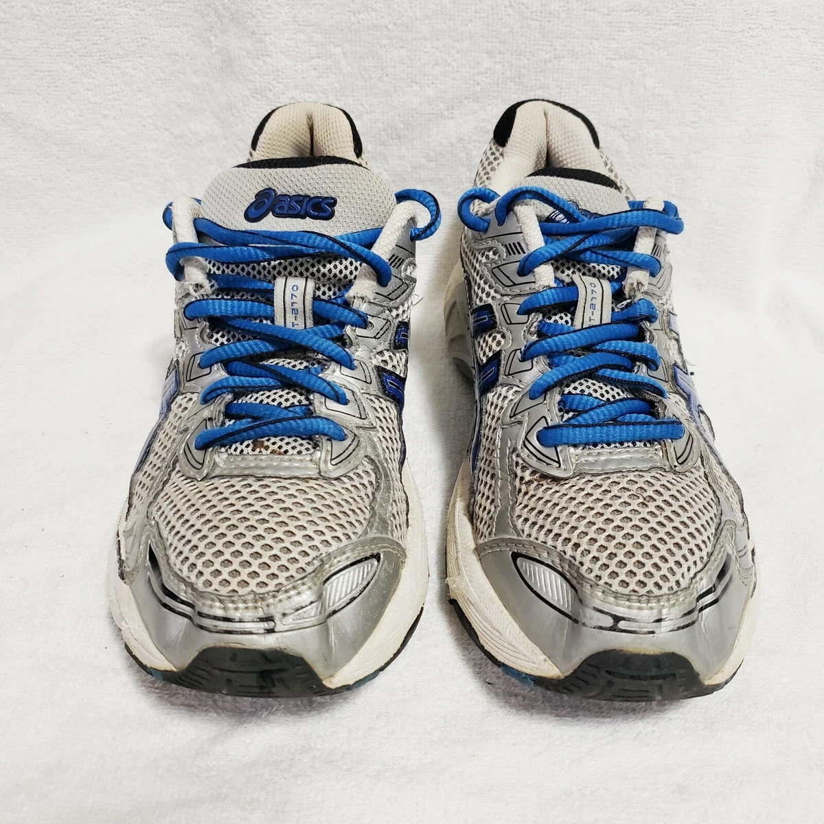 Asics Mens Size 4 Running Shoes GT 2170 Blue Silver Gel Cushion