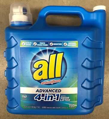 all Advanced 4-in-1 150 loads 255 oz Laundry Detergent Stain lifter | eBay