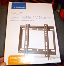 Insignia 19"-39" Low-Profile TV Mount up to 35 lbs Fixed position NEW..