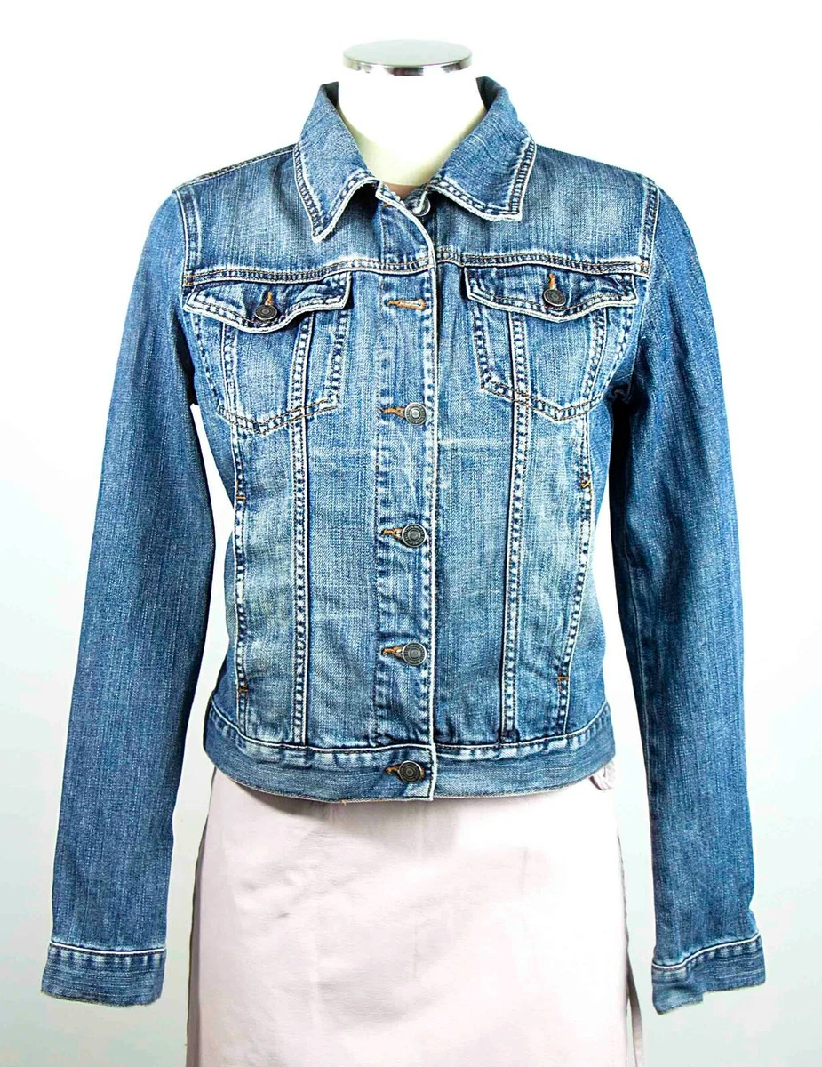 UNITED COLORS OF BENETTON Giacca Giubotto Jeans Classic Jacket Blu Cotton M