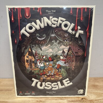 Panic Roll Board Game Townsfolk Tussle (Kickstarter Fantastic 1st Ed Box) NEW