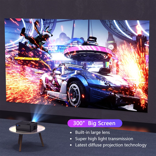 ROCONIA 5G Projecteur WiFi Bluetooth Natif 1080P, 9800LM Projecteur Film Full HD - Photo 3/7