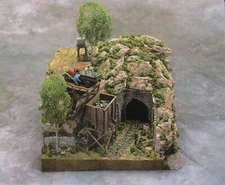 SMC-107 #2 Mountain Tunnel N, HOn30 Scale unfinished New Lite Wt. Resin & Foam