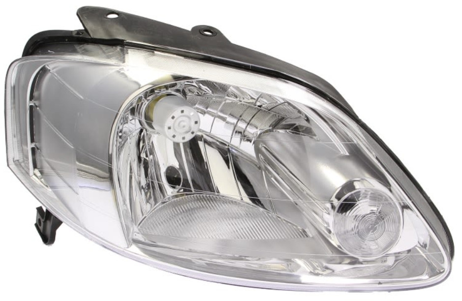 Phare avant droite H4 pour VW Fox de 2005 à 2011 optique électrique