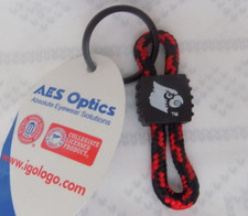 Louisville Cardinals Rope Style Logo Key Chain Adjustable Length Team Color Rope