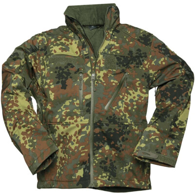 Mil-Tec Softshell Jacket SCU 14 Military Patrol Mens Hooded Coat