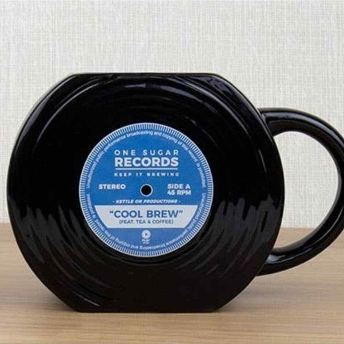 Retro Vinyl Shaped Mug NEW - Picture 2 of 2