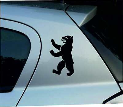 BE1 Berliner Bär Berlin Aufkleber Auto Wandtattoo 10 cm