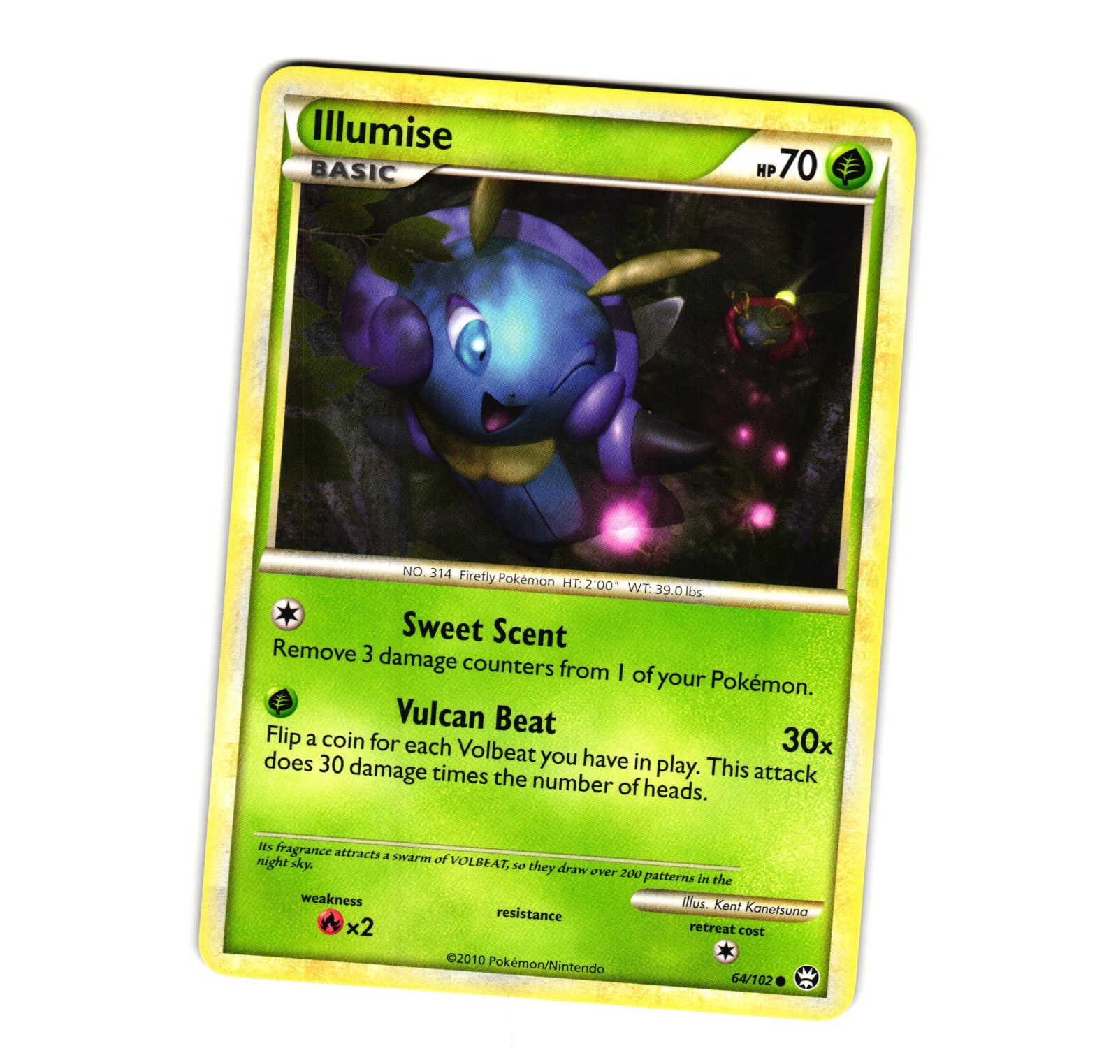 Pokemon Illumise 64/102 HS Triumphant Regular