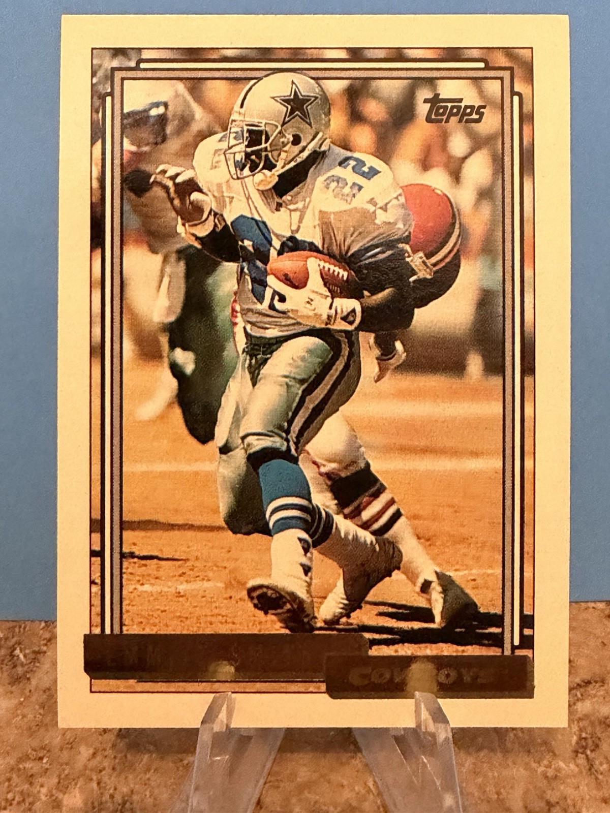 Emmitt Smith #180 Football Cards 1992 Topps Gold trading card — raw and PSA graded price guide