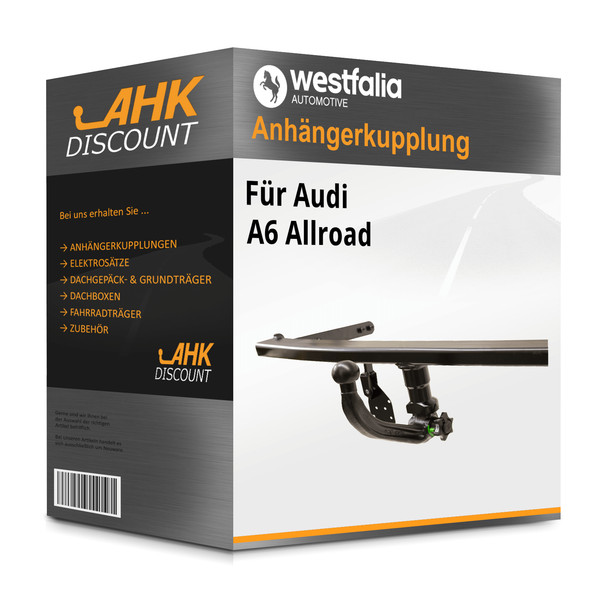 für Audi A6 Allroad 03.2012-05.2019 Westfalia AnhäNgekupplung Abnehmbar NEU-image
