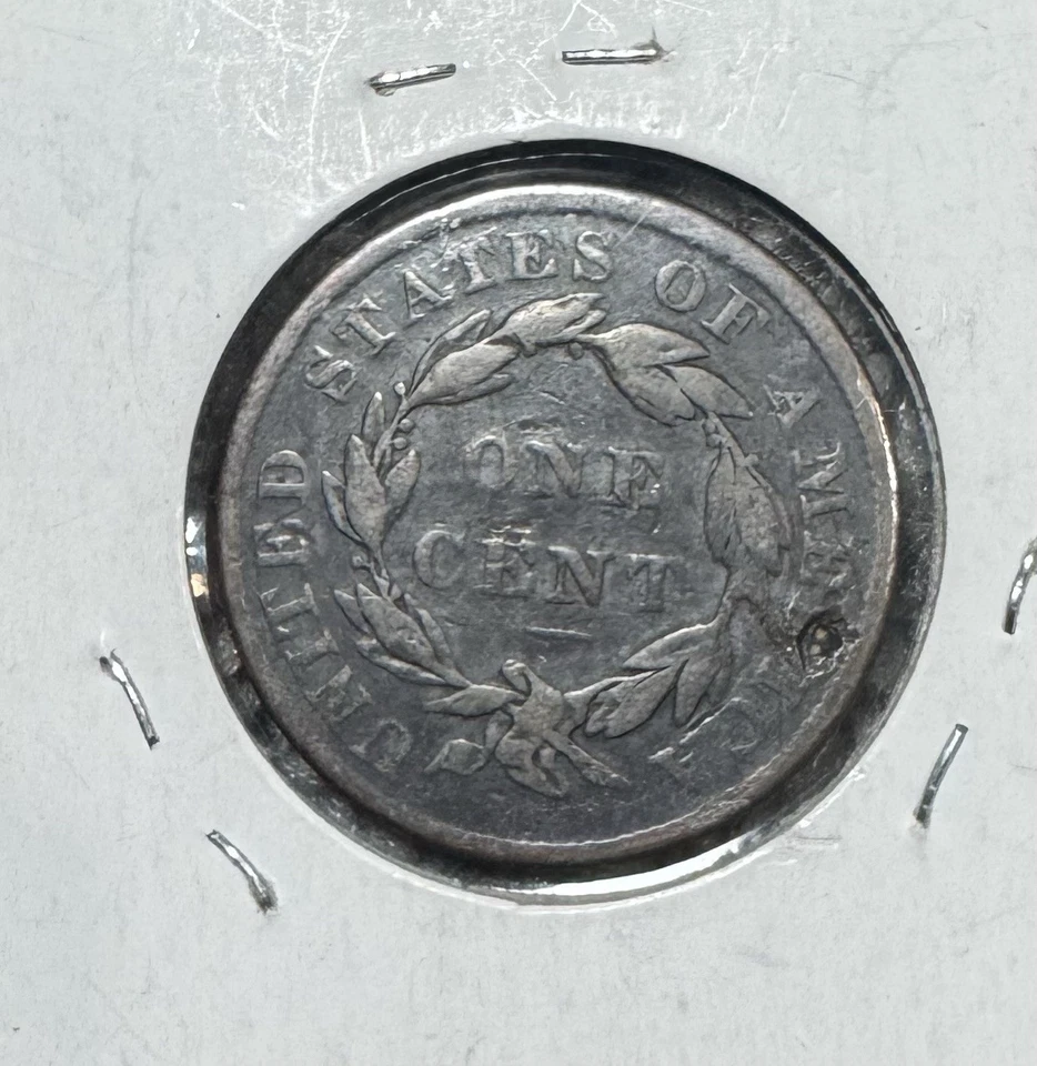 1835 Large Cent with The Head of 1836 Coronet Head Large Cent - Image 2 of 2