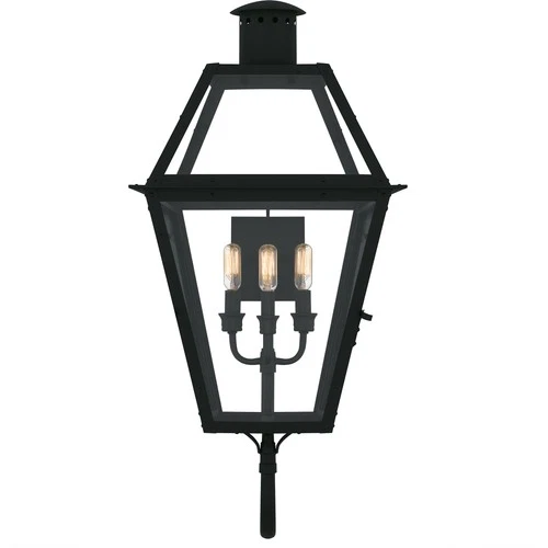 Quoizel RO8414 Rue De Royal 4 Light 30" Tall Outdoor Wall Sconce - Black - Picture 6 of 12