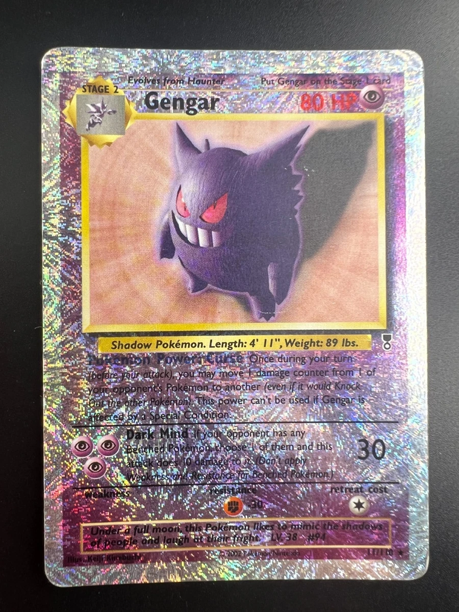 Gengar Pokémon TCG Legendary Collection Individual Collectible