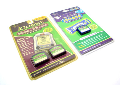 Leap Frog iQuest Social Studies Cartridges & Turbo Twist Brain Quest Cartridges