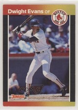 1989 Donruss Dwight Evans (*Denotes on Back) #240 0o18