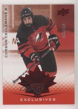 2021 Upper Deck Team Canada Juniors Exclusives 188/250 Corson Ceulemans #20 z6b