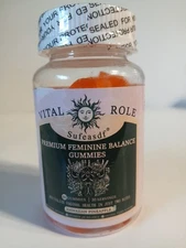 Vital Source Feminine Balance Gummies Nutrition Premium Bottle 1 Pack