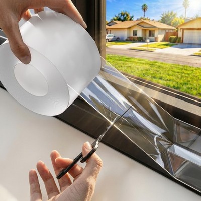 SWRT 3 x33FT Window Weather Sealing Tape Residue-Free, 20-Mil Thick Heavy