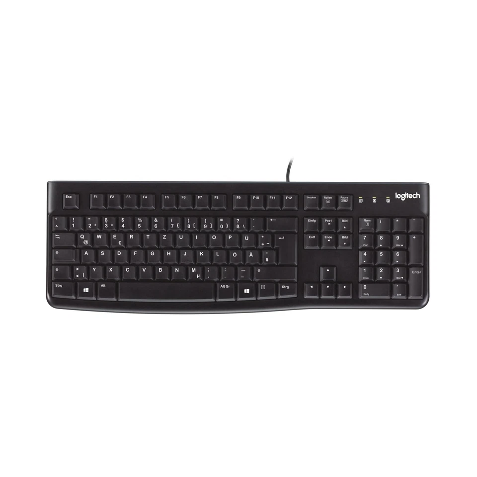 Logitech K120 920-002489 QWERTZ Tastiera cablata - Nero - Immagine 2 di 4