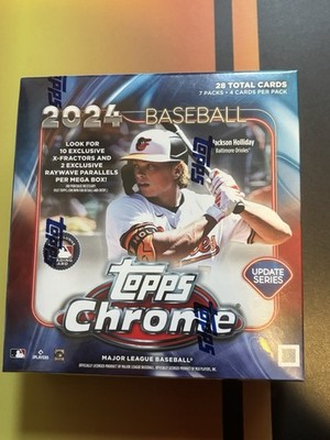 2024 TOPPS CHROME UPDATE MEGA BOX BASEBALL Brand New Sealed