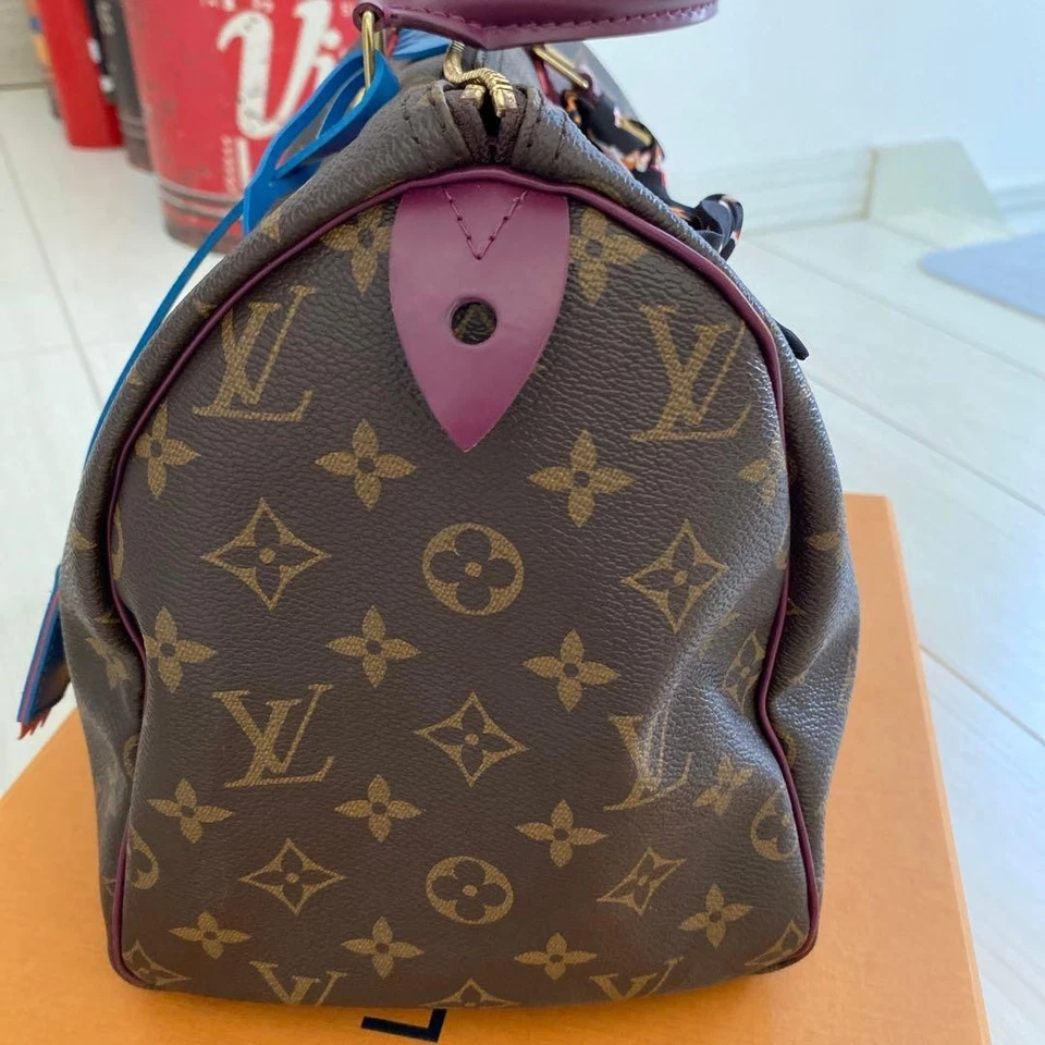 Louis Vuitton Speedy Stephen Sprouse Monogram Tasche - Rare Collaboration Limited. - Bild 4 von 4