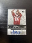 2014-15 UD SP Authentic Antonio McDyess Sign of the Times Auto #SOT-AM